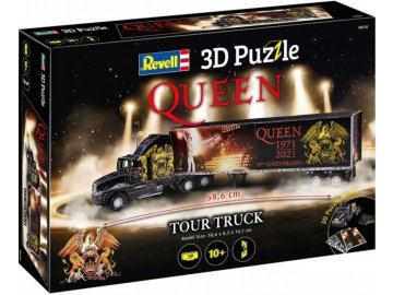 Revell - QUEEN Tour Truck - 50. Jahrestag, 3D Puzzle 18-00230
