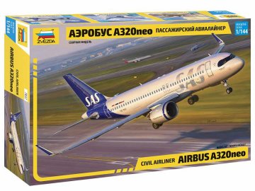 Zvezda - Airbus A320 NEO, Modell-Bausatz 7037, 1/144