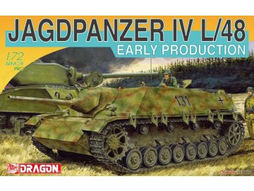 Dragon - Jagdpanzer IV L/48, early production, Model Kit military 7276, 1/72