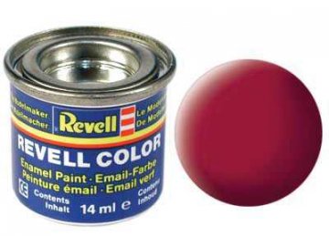 Revell - Emaille Farbe 14ml - #36 Karminrot Matt, 32136
