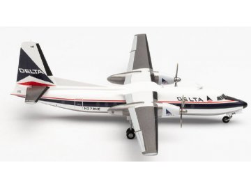 Herpa - Fairchild FH-227, dopravce Delta Air Lines, USA, 1/200