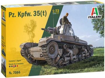 Italeri - Pz. Kpfw. 35(t), Modellbausatz Militär 7084, 1/72