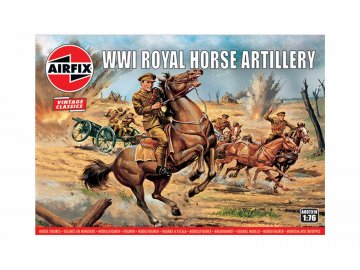 Airfix -  WW1 Royal House Artillery, Classic Kit VINTAGE figurky A00731V, 1/76