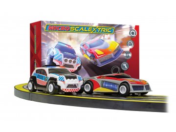 SCALEXTRIC - Autodráha Law Enforcer Mains Powered Race Set, MICRO SCALEXTRIC G1149P, 1/64