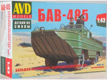 AVD Models - Obojživelné vozidlo BAV-485, Model kit 1352, 1/43