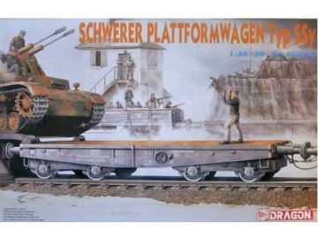 Model Kit vagón 6069 - SCHWERER PLATTFORMWAGEN TYP SSY (1:35)