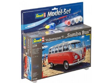 Revell - VW T1 Samba Bus, ModelSet 67399, 1/24