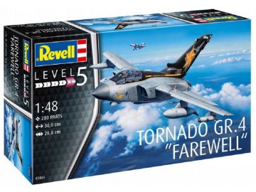 Revell - Tornado GR.4 "Farewell", Plastic ModelKit letadlo 03853, 1/48