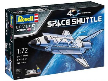 Revell - Space Shuttle - 40th Anniversary, Gift-Set vesmír 05673, 1/72