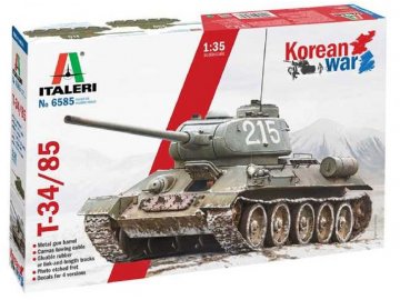 Italeri - T-34/85 Koreakrieg, Modell-Bausatz 6585, 1/35