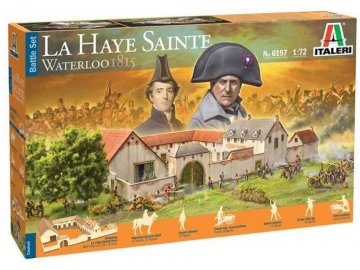 Italeri - Waterloo 1815: La Haye Sainte, Model Kit diorama 6197, 1/72