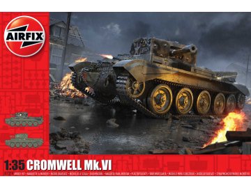 Airfix - Kreuzer Mk.VIII A27M Cromwell Mk.VI, Classic Kit Tank A1374, 1/35