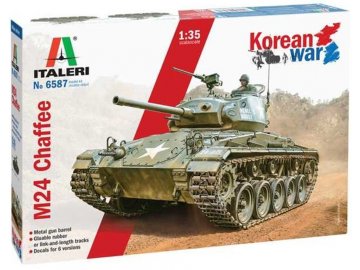 Italeri - M24 "Chaffee", Korejská válka, Model Kit tank 6587, 1/35