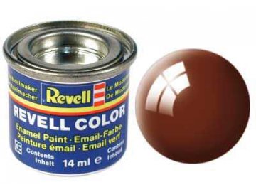 Revell - Barva emailová 14ml - č. 80 lesklá blátivě hnědá (mud brown gloss), 32180