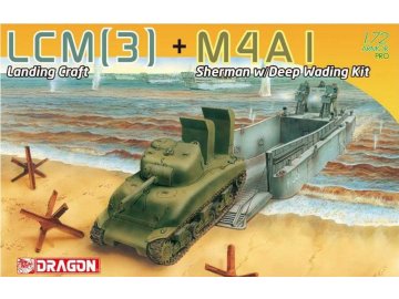 Dragon - LCM(3) + M4A1 Sherman w/Deep Wading Kit, Model Kit military 7516, 1/72