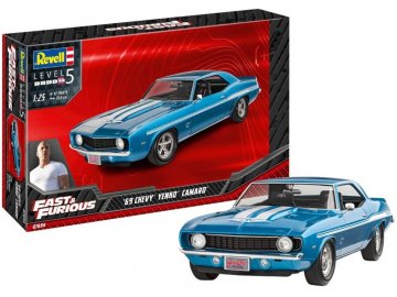 Revell - Fast & Furious 1969 Chevy Camaro Yenko, ModelKit 07694, 1/25