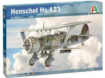 Italeri - Henschel Hs 123, Model Kit 2819, 1/48