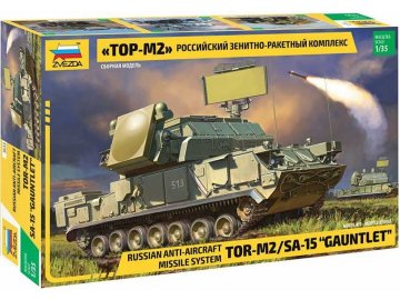 Zvezda - raketový systém TOR M2, Model Kit 3633, 1/35