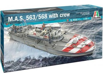 Italeri - M.A.S. 563/568 with crew, Model Kit 5626, 1/35