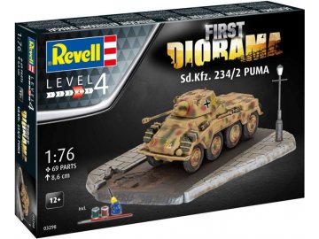 Revell - Sd. Kfz. 234/2 Puma, Gift-Set diorama 03298, 1/76