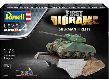 Revell - Sherman Firefly, Geschenk-Set Diorama 03299 - 1/76