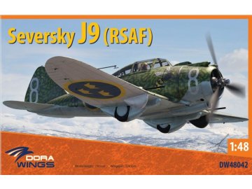 Dora Wings - Seversky J9 (Schwedische Luftwaffe), ModelSet DW48042, 1/48