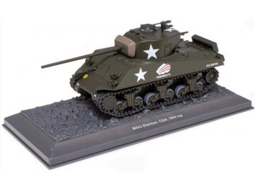 De Agostini - M4A3 Sherman, US Army, 4th Armored Div., Bitva v Ardenách 1944, 1/43