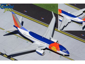 Gemini - Boeing B737-700, Southwest Airlines carrier "Colorado One" (flaps down), USA, 1/200