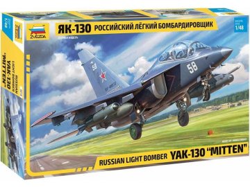 Zvezda - Yakovlev YAK-130 ruský lehký bombardér, Model Kit 4818, 1/48