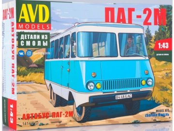 AVD Models - PAG-2M autobus, Model kit 1414, 1/43