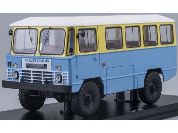 Start Scale Models - APP-66, sowjetischer Armeebus, gelb und blau, 1/43