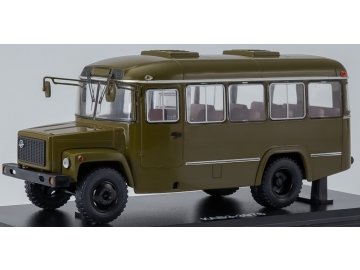 Start Scale Models -  KAVZ-3976, Autobus sovětské armády, khaki,  1/43