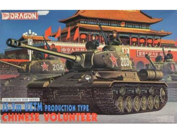 Dragon -  JS-2m UZTM, čínští dobrovolníci, Model Kit 6804, 1/35