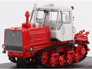 Start Scale Models - Caterpillar T-150, tractor, white and red, 1/43