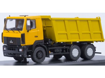 Start Scale Models - MAZ-6501, dump truck, yellow, 1/43