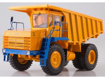 Start Scale Models - BELAZ-75473, dump truck (yellow-blue), 1/43