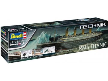 Revell - RMS Titanic, Plastic ModelKit TECHNIK Schiff 00458, 1/400