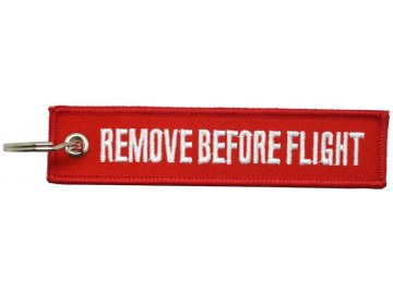MegaKey - přívěsek REMOVE BEFORE FLIGHT - oboustranný