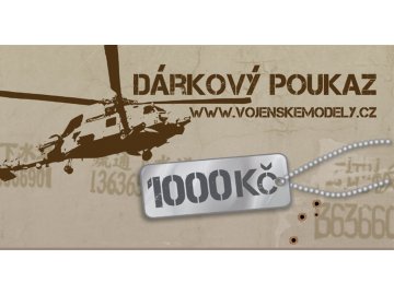 Dárková poukázka - hodnota 1000 kč