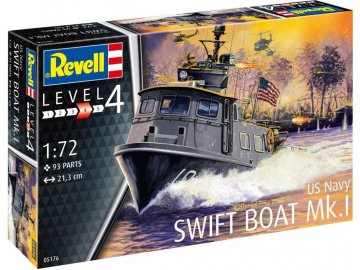 Revell - Patrol Craft Fast (PCF) / Swift Boat Mk.I, US NAVY, Plastic ModelKit loď 05176, 1/72