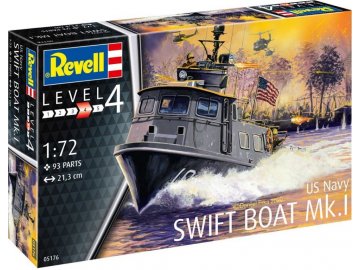Revell - US NAVY SWIFT BOAT Mk.I, ModelSet loď 65176, 1/72