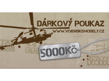 Gift voucher - value 5000 kč