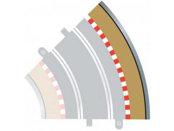 Rozšíření trati SCALEXTRIC C8228 - Radius 2 Outer Border/Barrier 45°