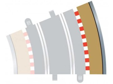 Rozšíření trati SCALEXTRIC C8224 - Radius 3 Outer Border/Barrier 22.5°