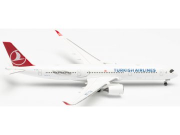 Herpa - Airbus A350-941, Turkish Airlines "2010s" Colors, Turkey, 1/500