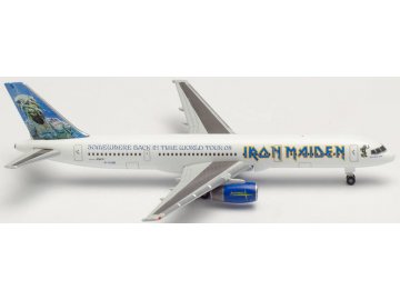 Herpa - Boeing B757-28A, dopravce Astraeus, "Iron Maiden World Tour 2008" Colors, "Ed Force One", VB, 1/500