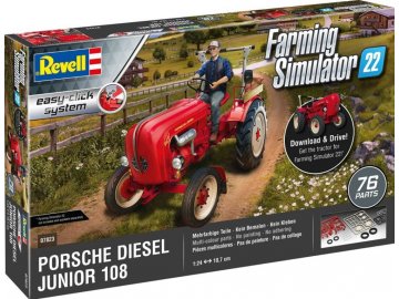 EasyClick traktor 07823 - Porsche Junior 108 (Farming Simulator Edition) (1:24)