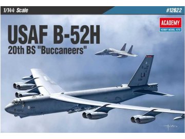 Academy - Boeing B-52H Stratofortress, USAF, 20th BS "Buccaneers", Model Kit letadlo 12622, 1/144