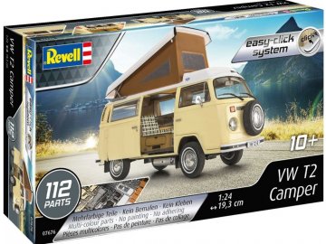 Revell - VW T2 Camper, EasyClick auto 07676, 1/24