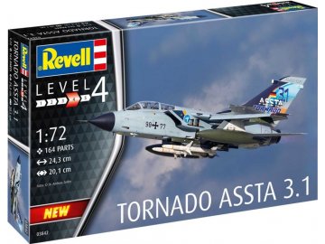 Revell - Tornado ASSTA 3.1, Plastic ModelKit 03842, 1/72